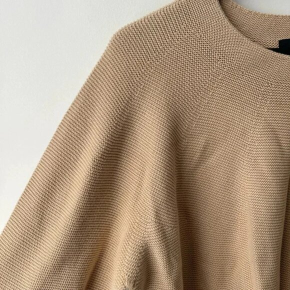 Uniqlo 3D KNIT COTTON CREW NECK SWEATER camel color - Picture 5 of 14